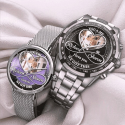 Love on your wrist - Couple Photo Upload - Custom Stainless Steel Watches