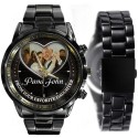Heart Frame Photo Upload - Family Custom Stainless Steel Metal Watch