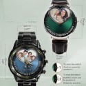 Heart Frame Photo Upload - Family Custom Stainless Steel Metal Watch
