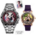 Family Photo - Custom Stainless Steel Men's & Women's Watches