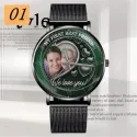 Heart Frame Family Photo Upload Watch - Mother's Day Gift