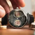 2 Photos - Custom Stainless Steel Metal Watch
