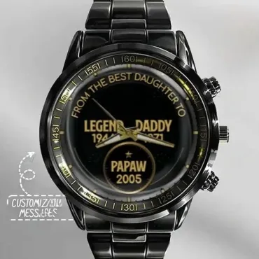 A Legend Since - Custom Stainless Steel Metal Watches