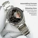 Sympathy Gifts for Loss - Custom Stainless Steel Metal Watch