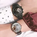Matching Heart Photo - Custom Couple Stainless Steel Watches