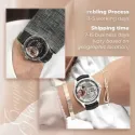 Matching Heart Photo - Custom Couple Stainless Steel Watches