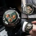 3 Photos Upload - Custom Stainless Steel Metal Watch
