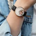 Heart Frame Photo Upload - Elegant Ladies Silver Watch