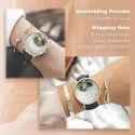 Heart Frame Photo Upload - Elegant Ladies Silver Watch