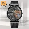 Heart Sided Custom Photo Upload - Personalized Family Watches