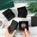 Our Love Blooms - Custom Couple Photo Stainless Steel Watches